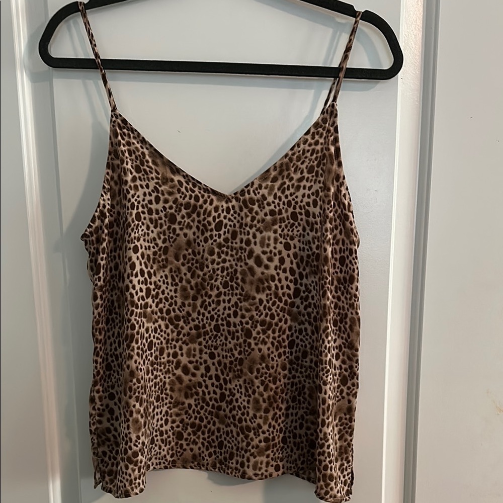 A New Day Brown Sleeveless Camisole shirt